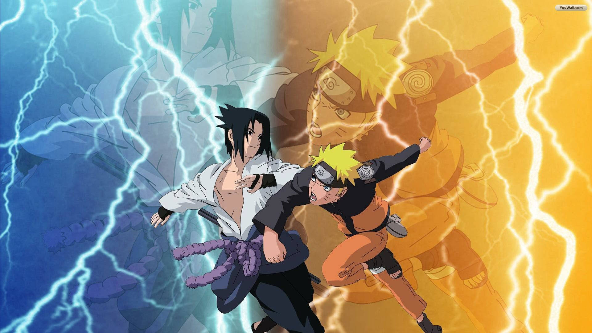 Naruto og Sasuke tenåringer Bakgrunner