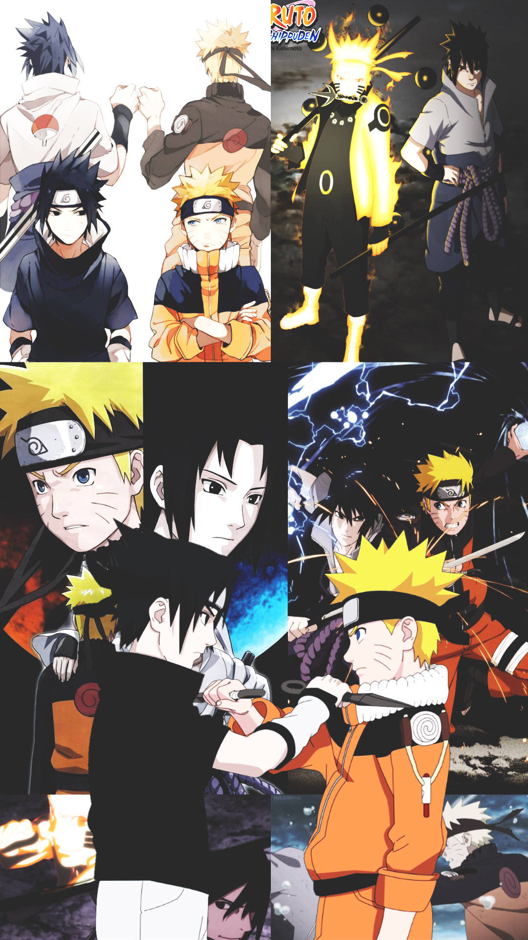 Naruto og Sasuke Vennskap Gjennom Årene Bakgrunner