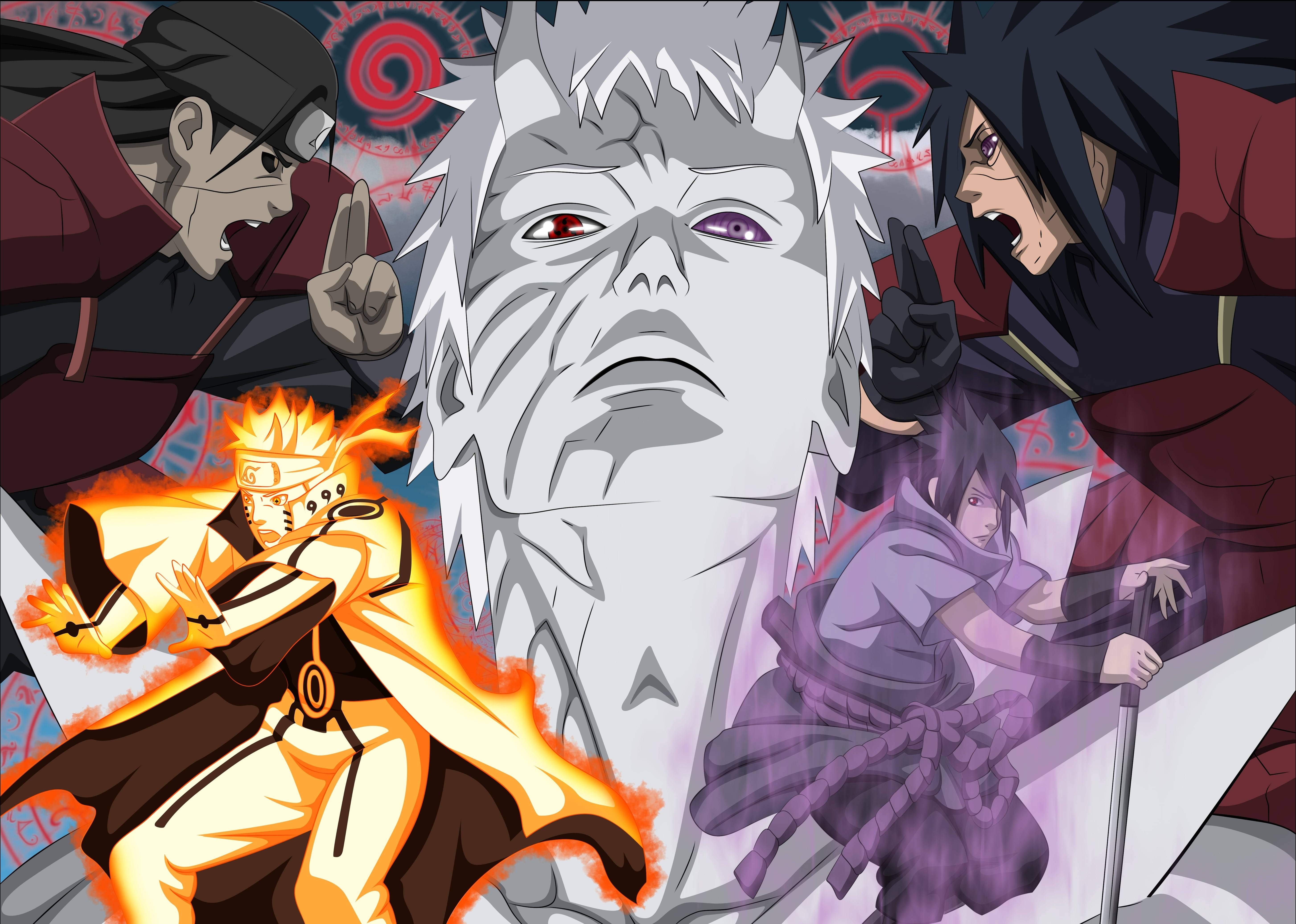 Naruto-plakat første generasjon Bakgrunner