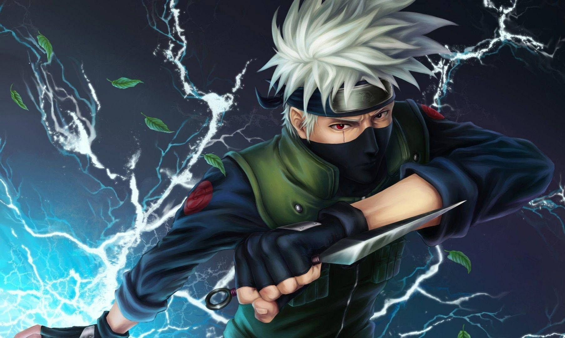 Naruto-plakat Kakashi Bakgrunner