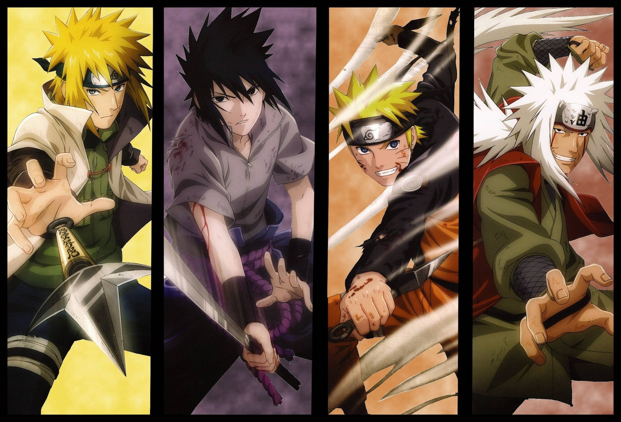 Naruto-plakat og andre ninjaer Bakgrunner