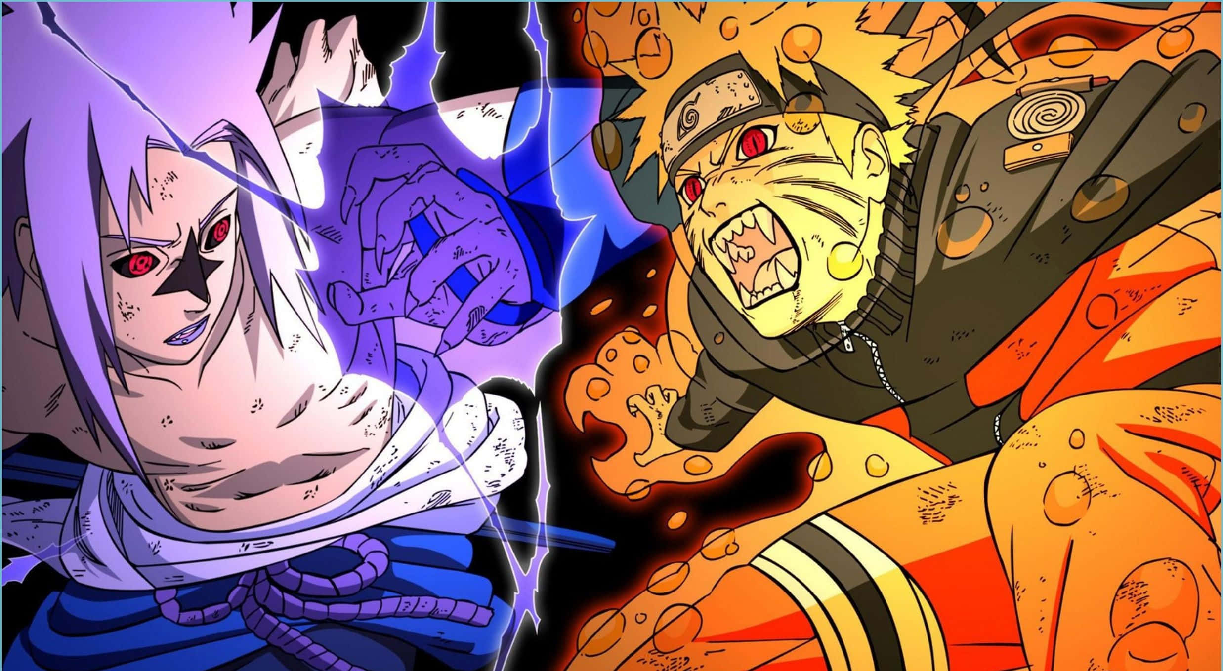 Naruto & Sasuke Estetisk PC-bakgrunn Bakgrunner