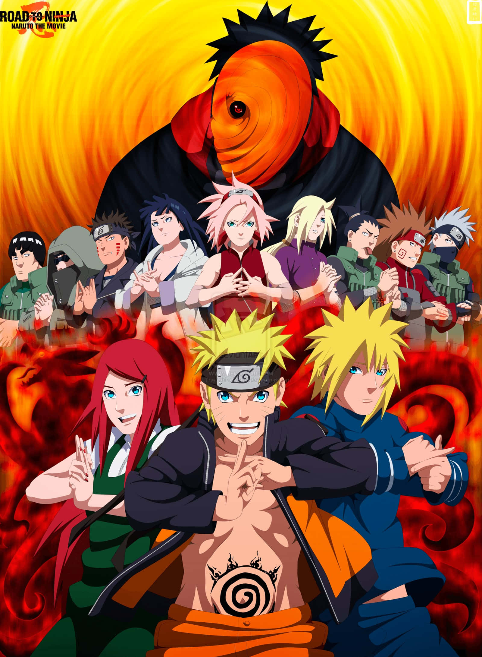 Naruto Shippuden Film Road To Ninja Manga Bakgrunner