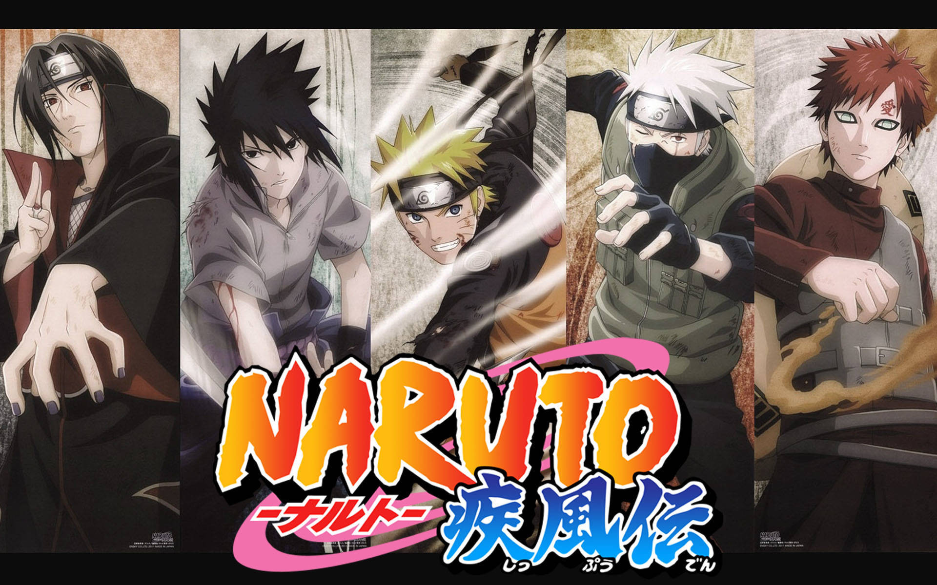 Naruto Shippuden Plakat Bakgrunner
