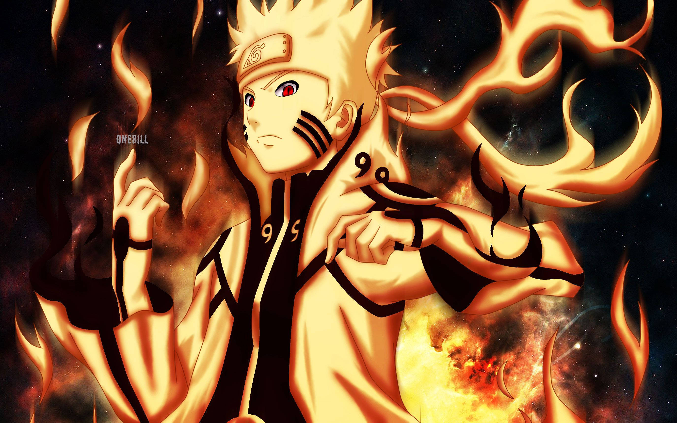 Naruto slipper løs den mektige Ni-haledemonreven! Bakgrunner