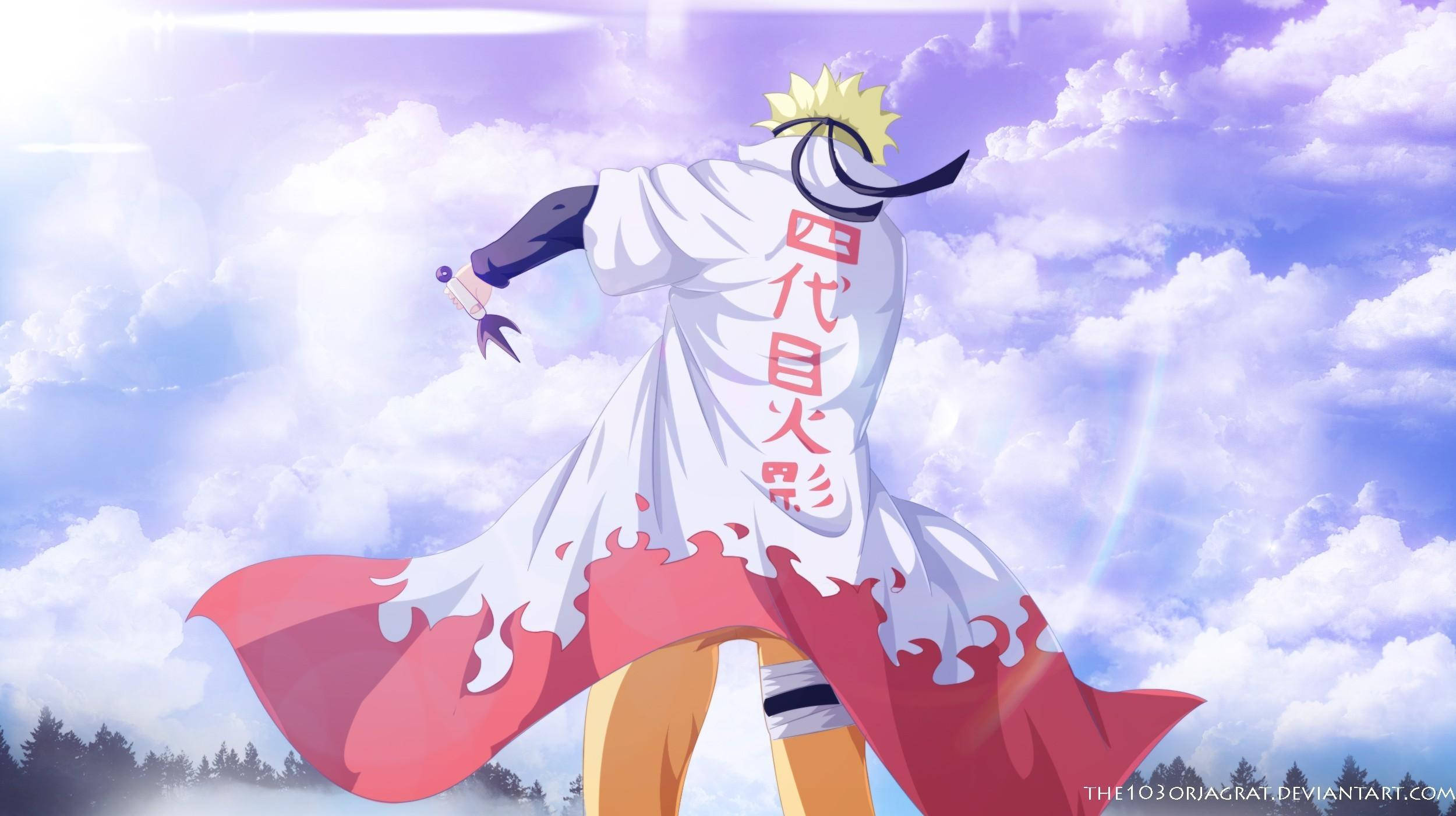 Naruto som Hokage Estetisk Bakgrunner