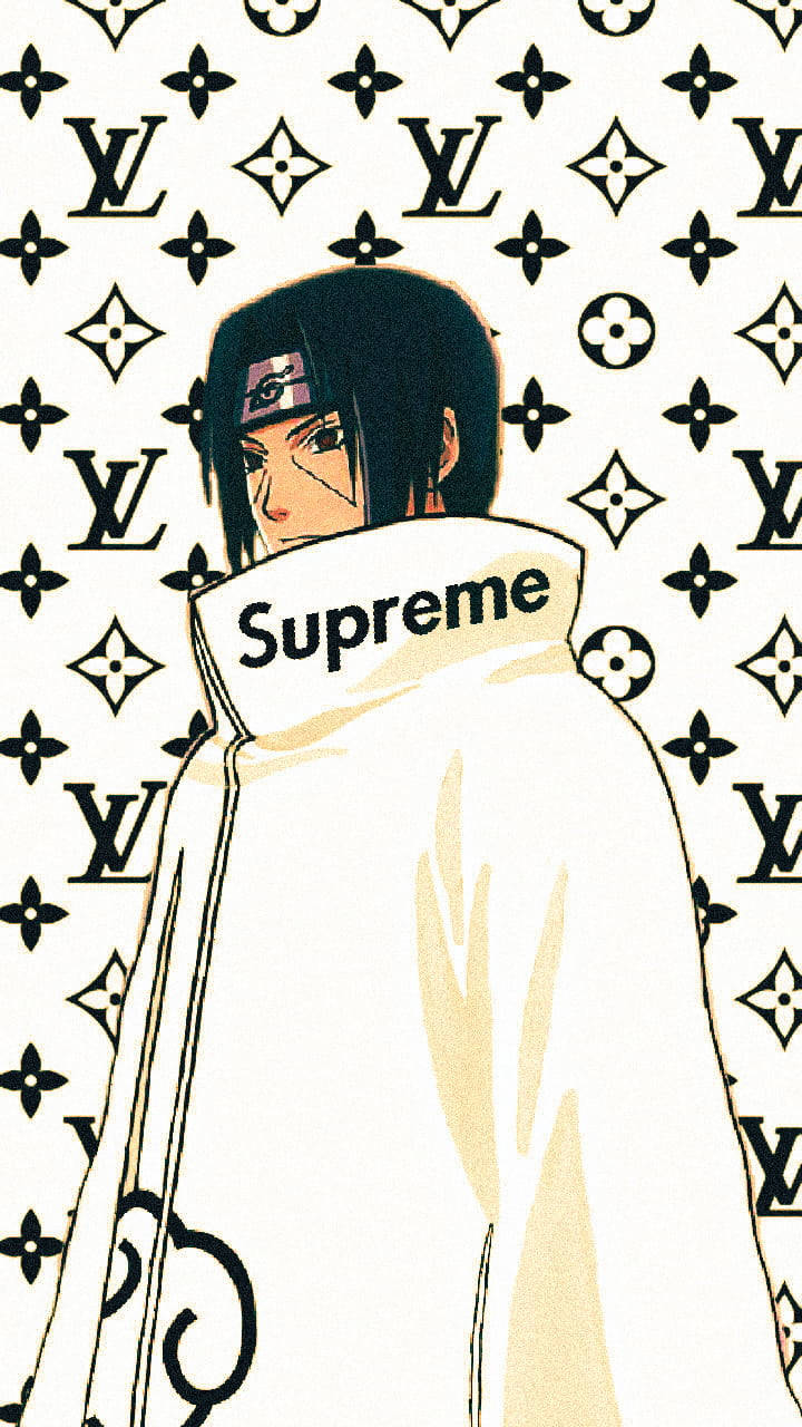 Naruto Supreme Itachi Hvit Bakgrunner