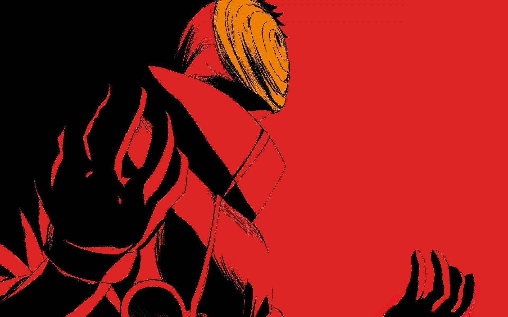 Naruto Supreme Rød Svart Bakgrunner