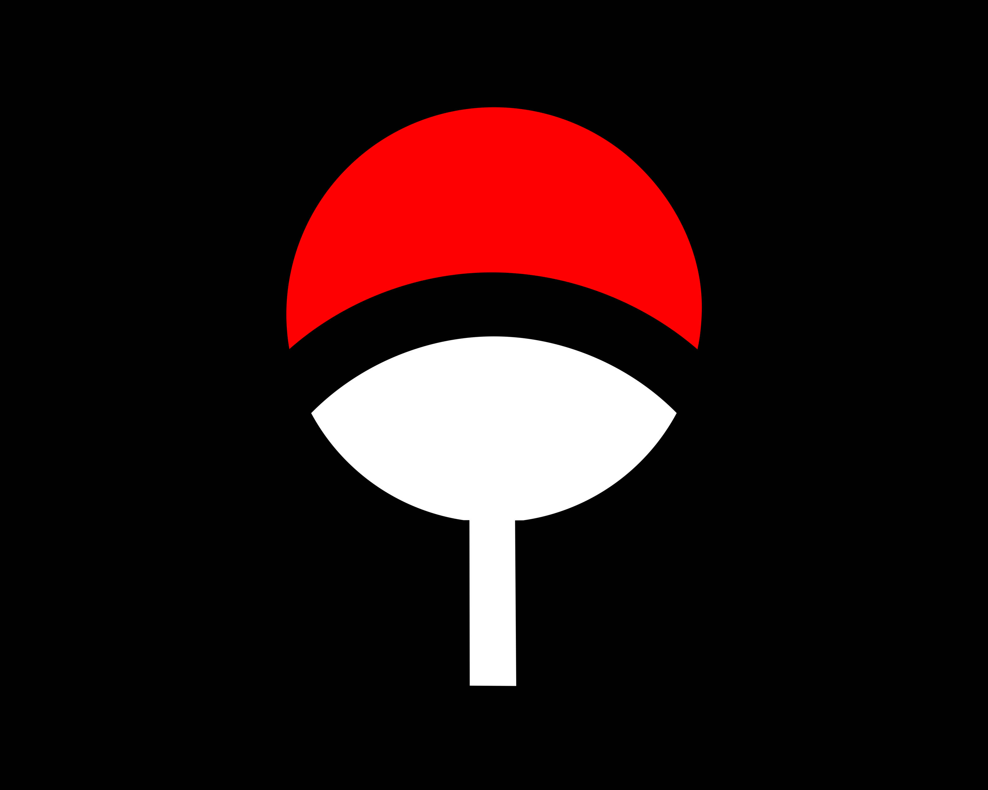 Naruto-symbol i papirvifte Bakgrunner