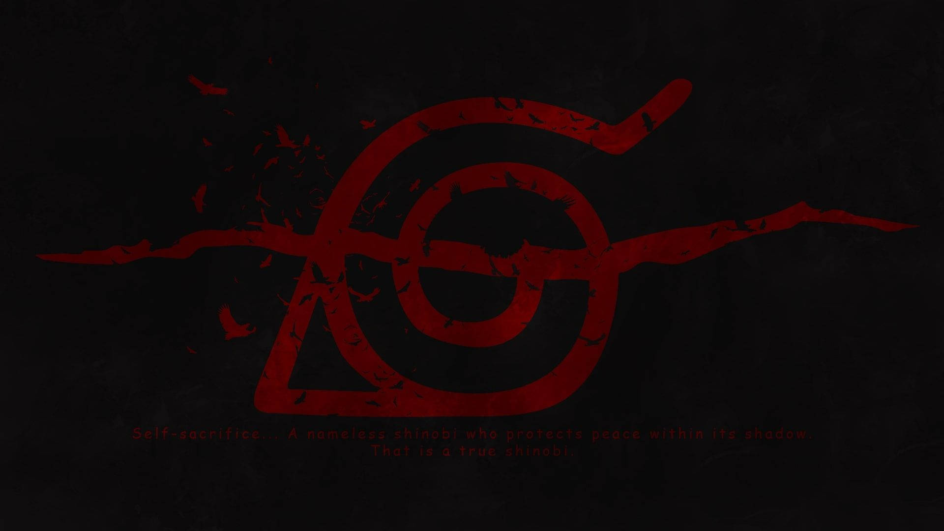 Naruto-symbol Itachi-logo Bakgrunner