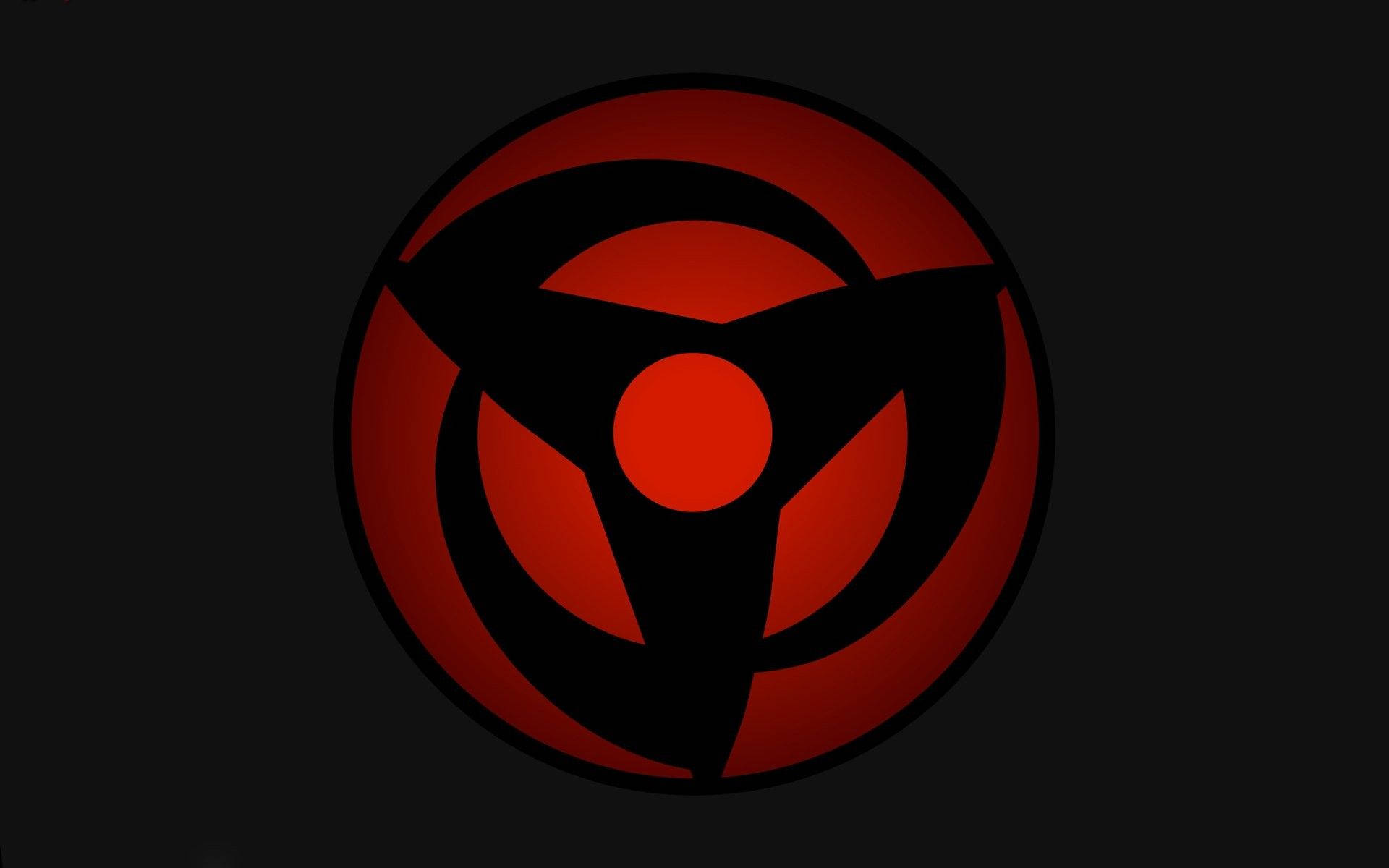 Naruto-symbol med rød sirkel Bakgrunner