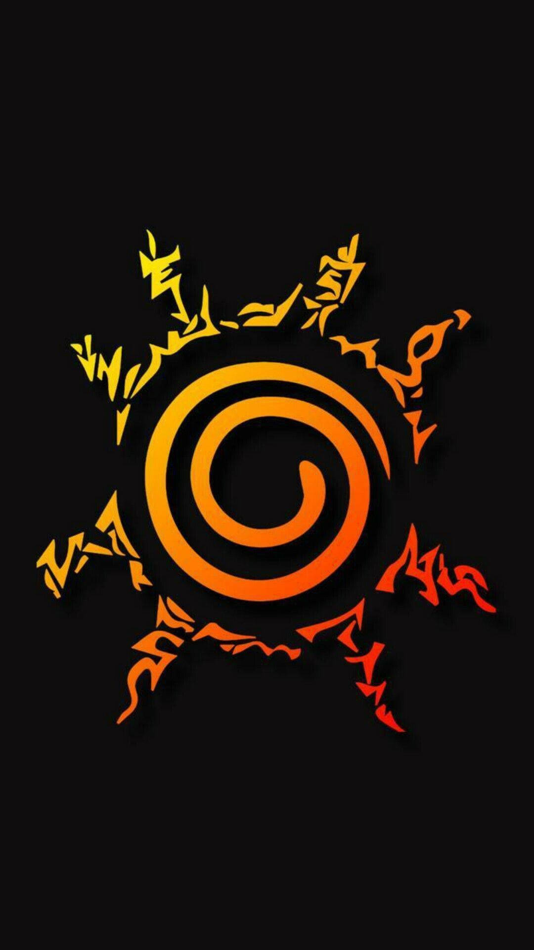 Naruto-symbol som ligner sol Bakgrunner