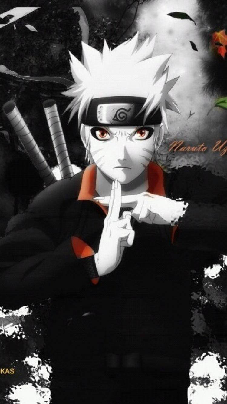 Naruto-telefon i visemodus — Naruto telefon GIF Bakgrunner