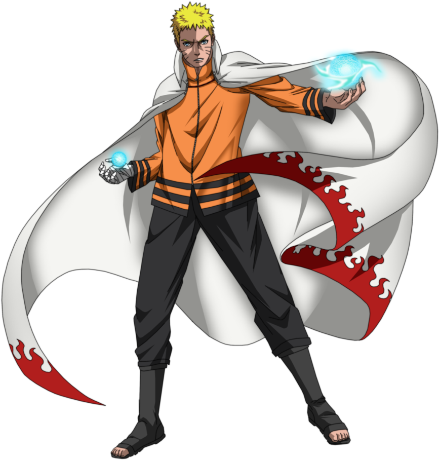 Naruto Uzumaki Chakra-modus Bakgrunner