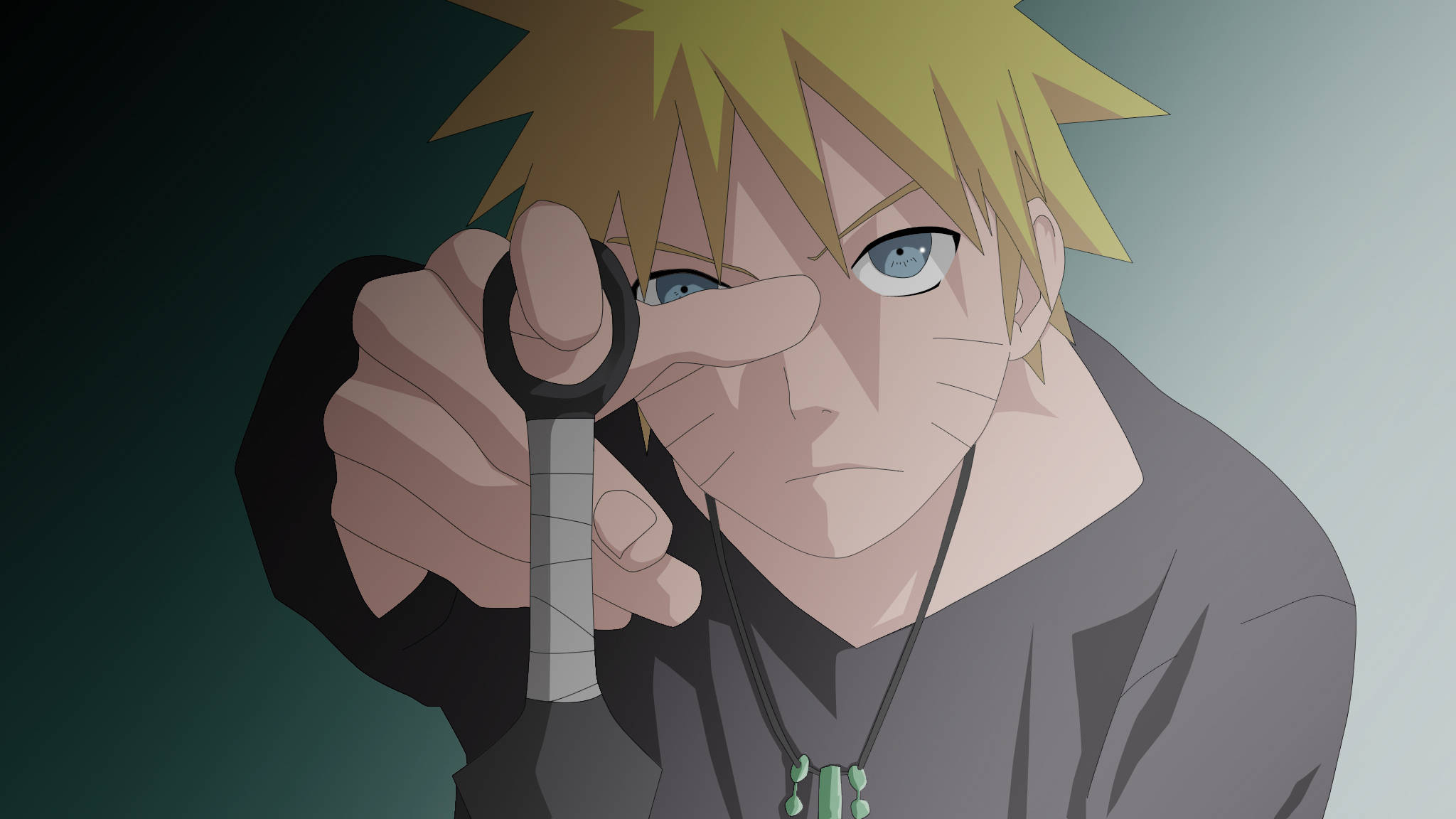 Naruto Uzumaki Første Hokage-halskjede Bakgrunner