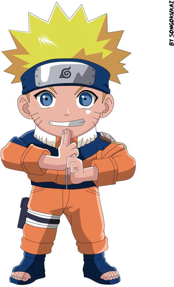 Naruto Uzumaki – Fingeren mot leppene Bakgrunner