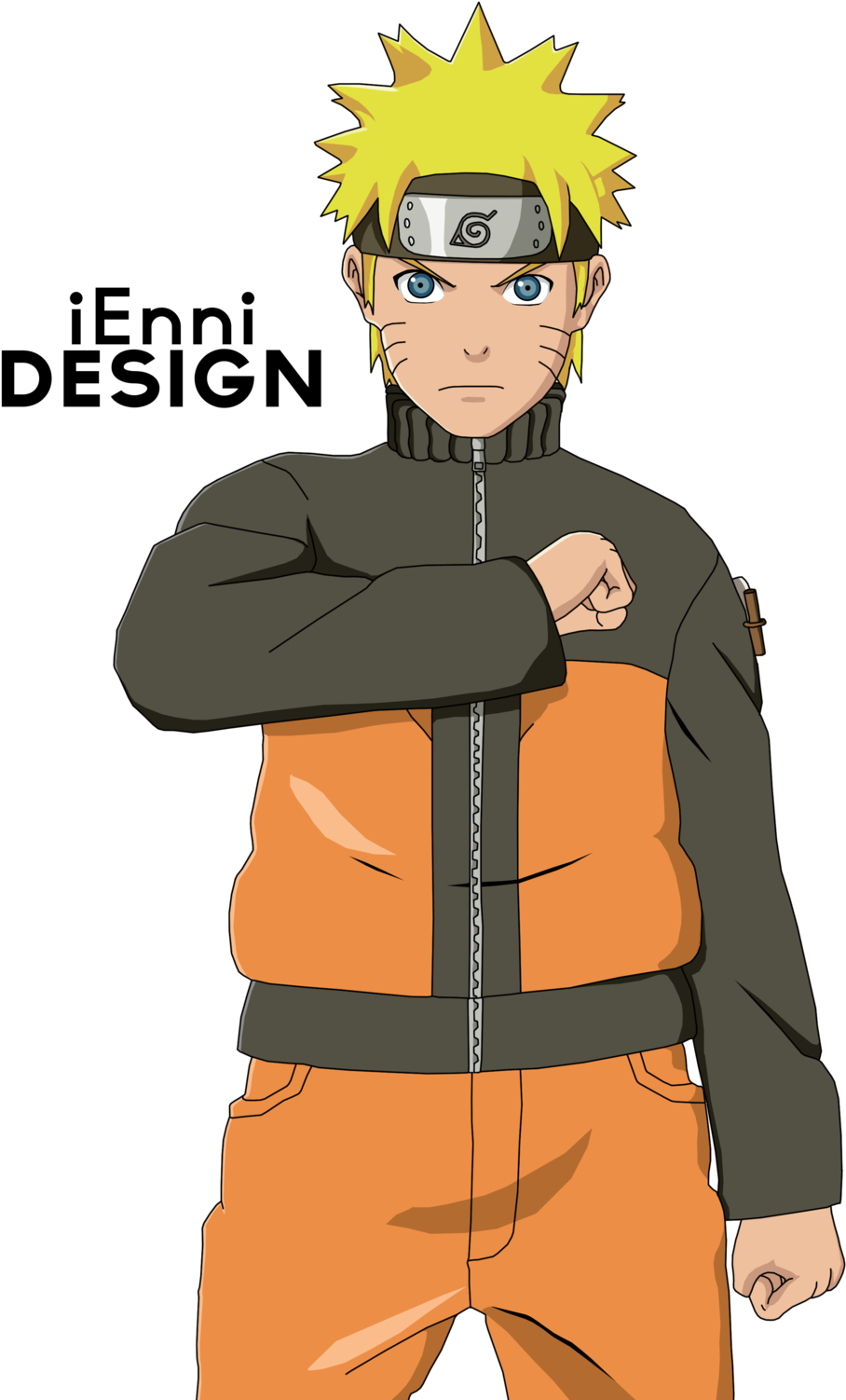Naruto Uzumaki stående positur Bakgrunner