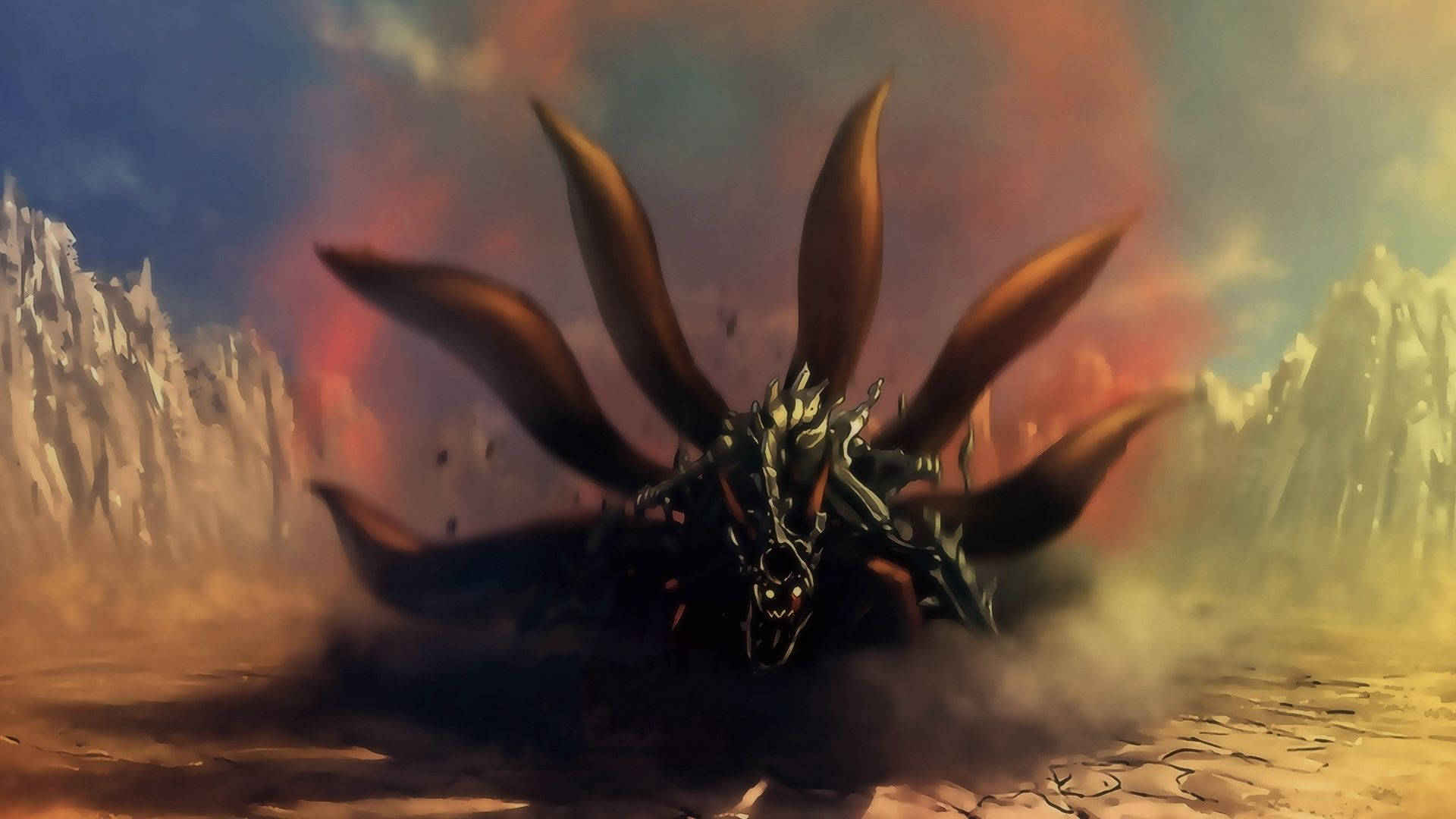 Naruto Uzumaki ukontrollerbar bijuu-modus Bakgrunner