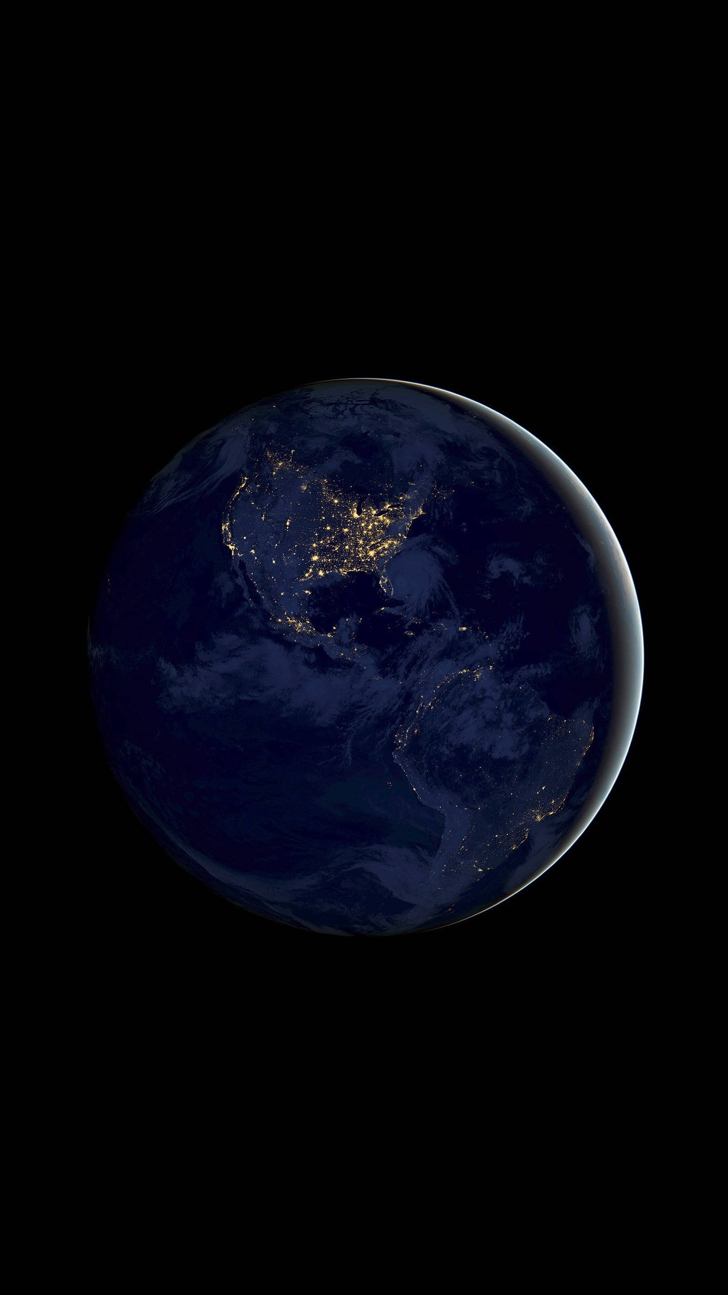NASA iPhone Nattjord Bakgrunner
