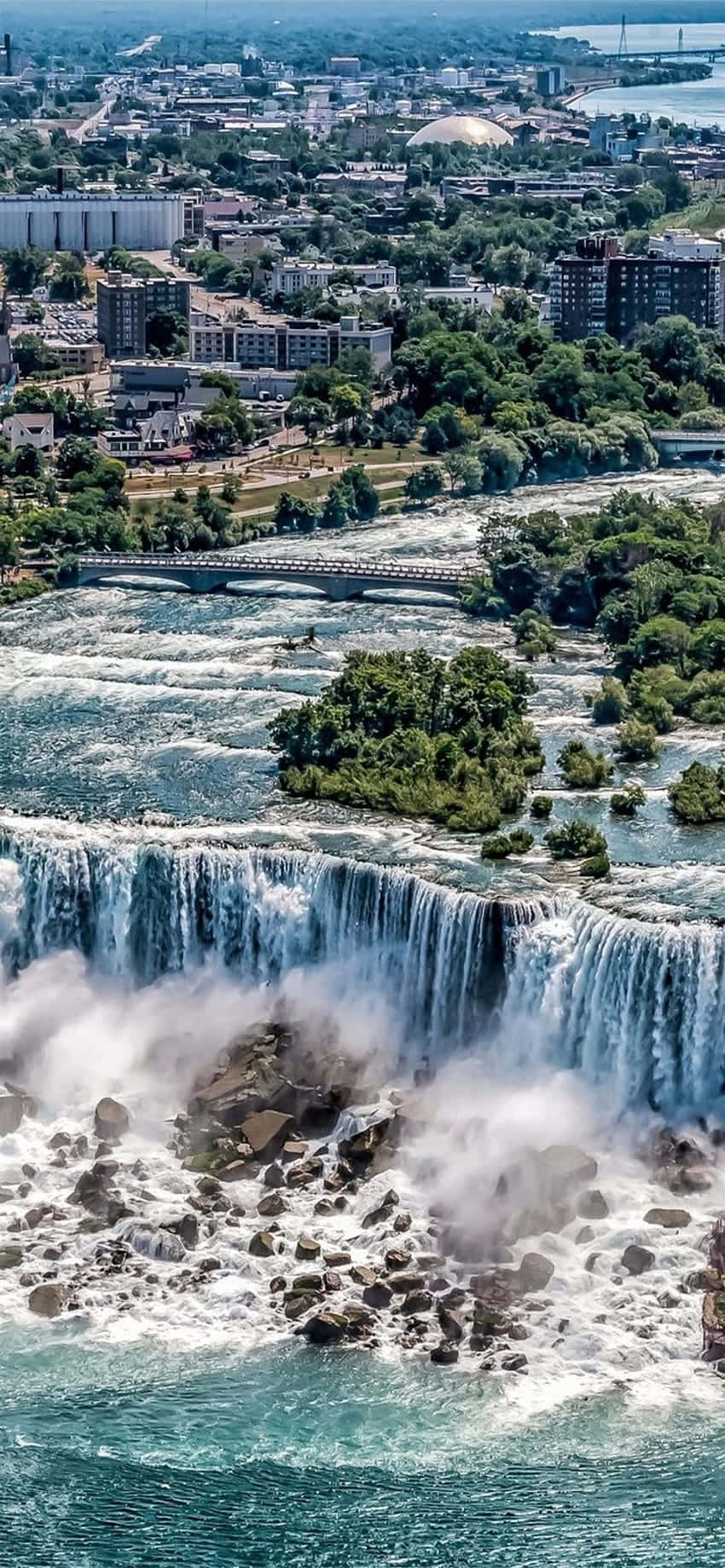 Naturlig Skjønnhet av Niagara Falls Bakgrunner