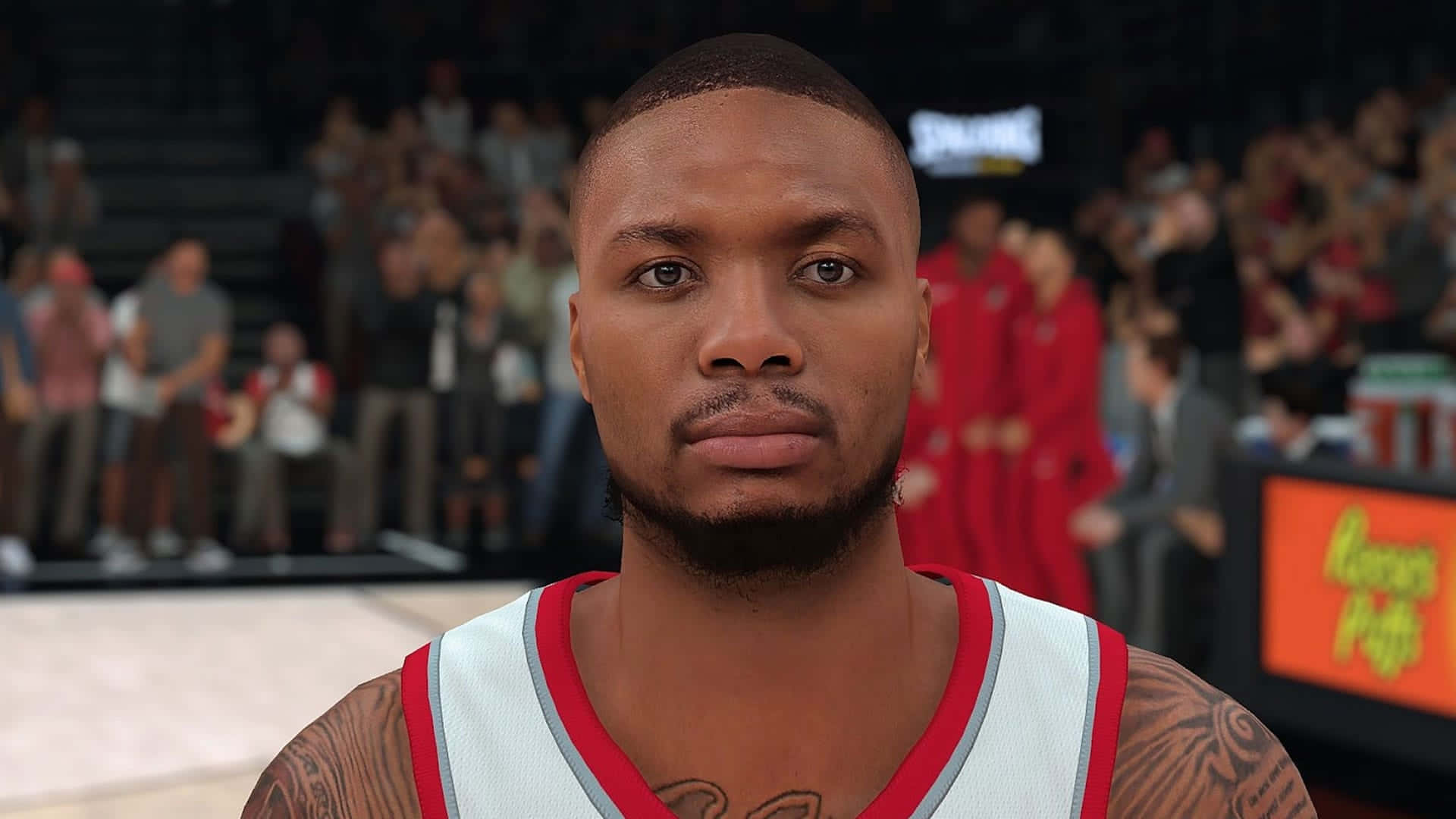 NBA 2K21 Damian Lillard Spillkarakter Bakgrunner