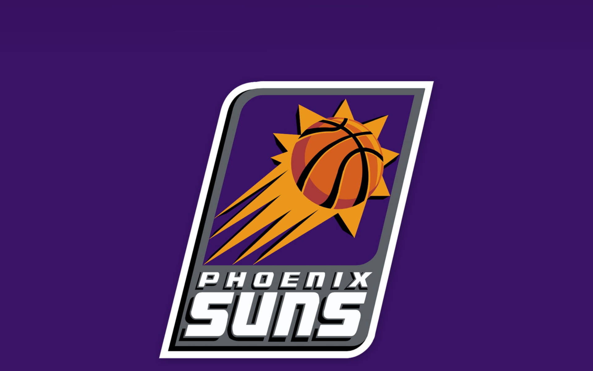 NBA Phoenix Suns logo i lilla Bakgrunner