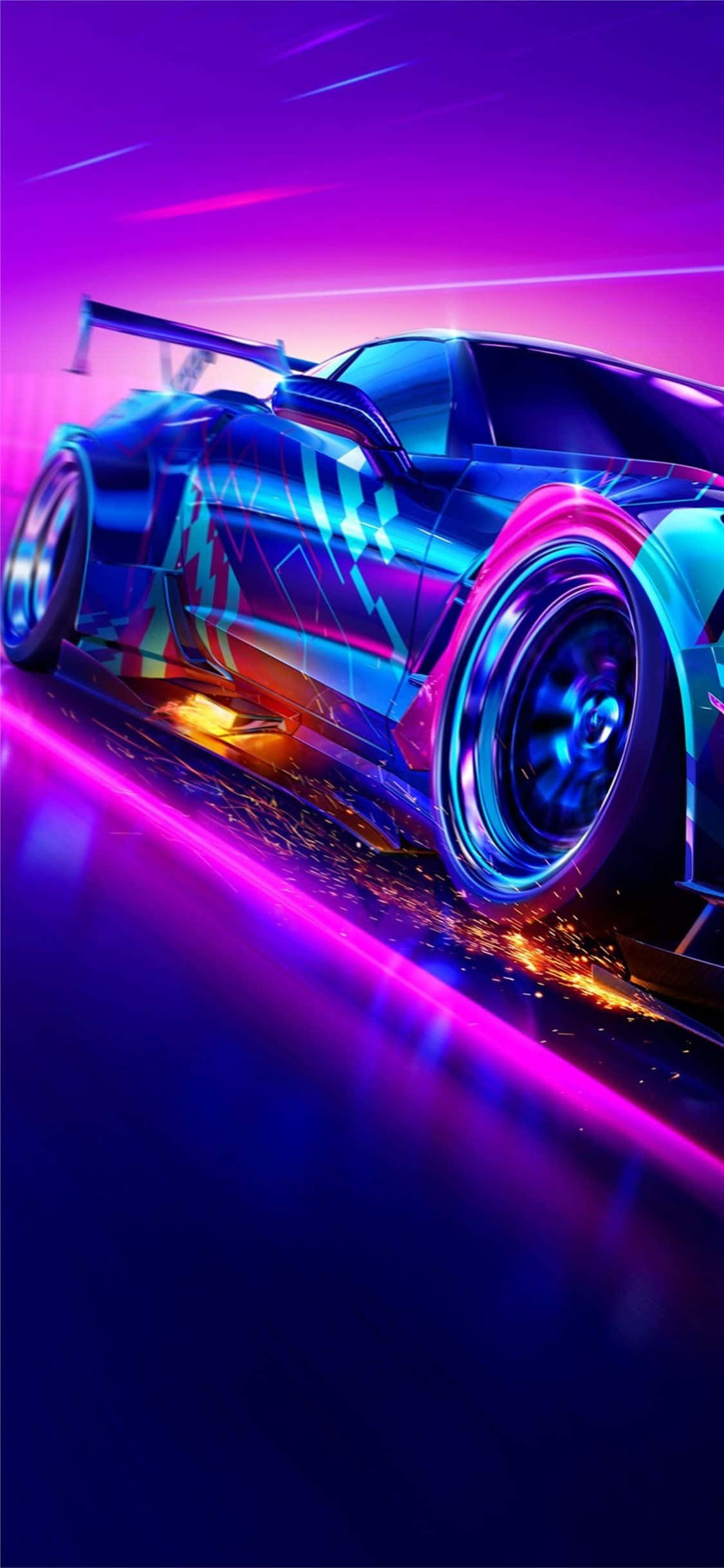 Need For Speed Heat Bakgrunn Blå Farger Bakgrunner