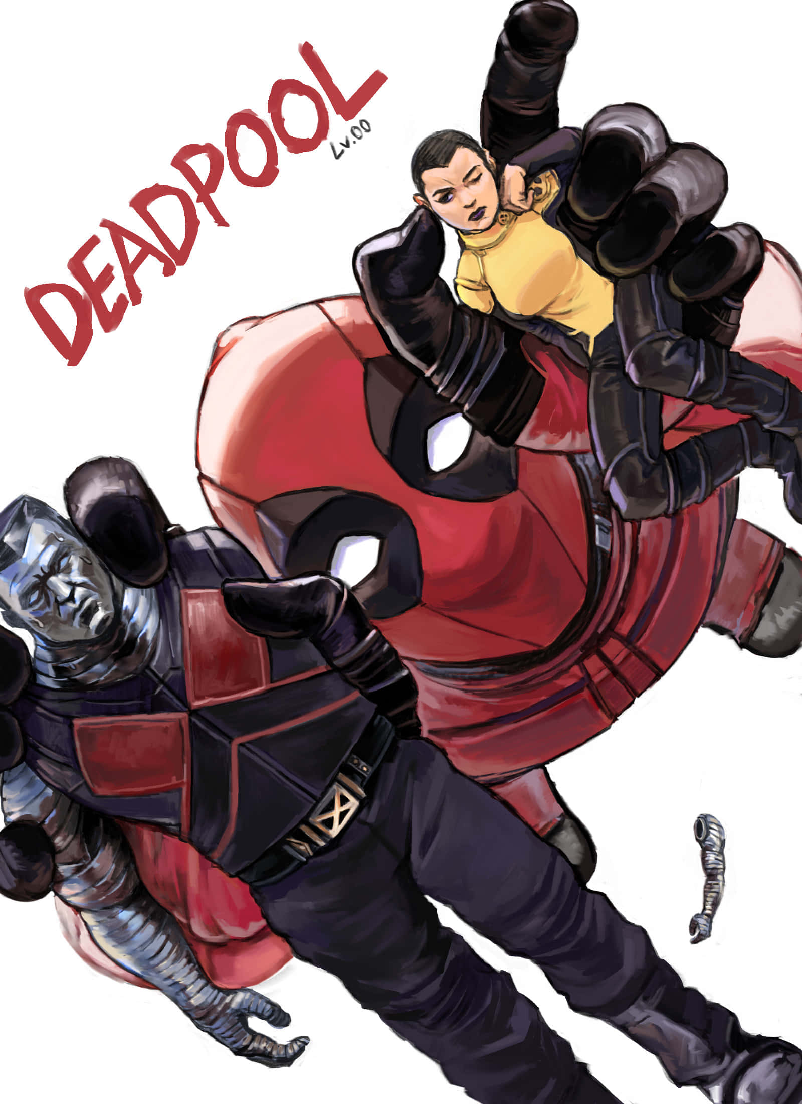 Negasonic Teenage Warhead i Action Bakgrunner