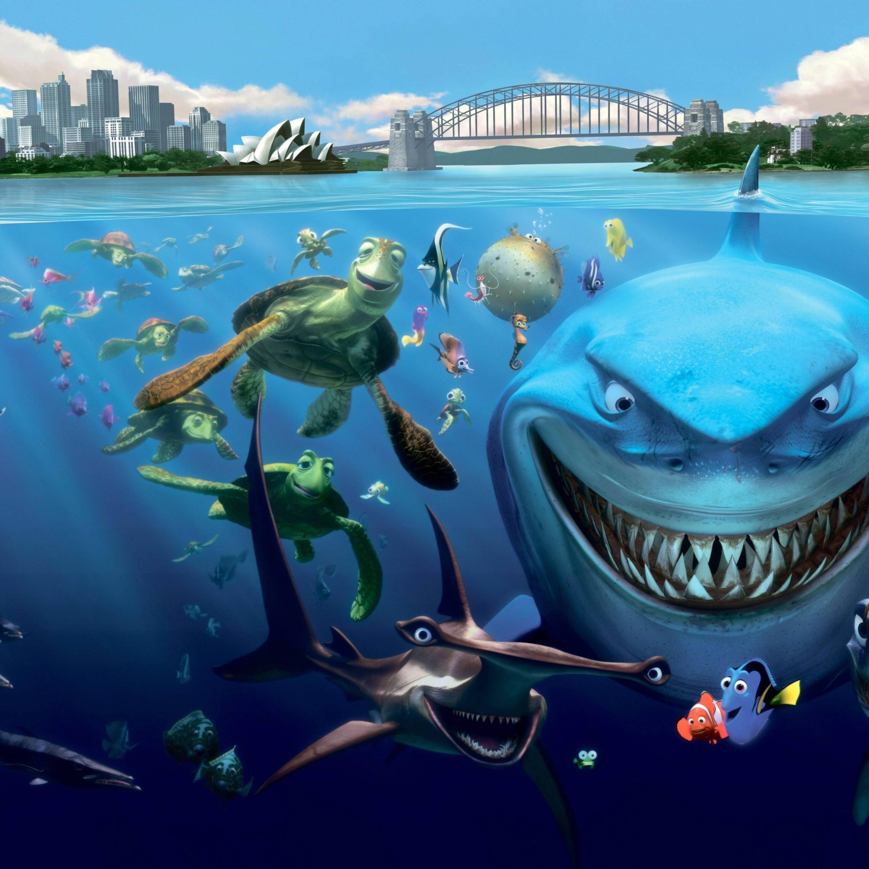 Nemo og Dory kule fisker plakat Bakgrunner