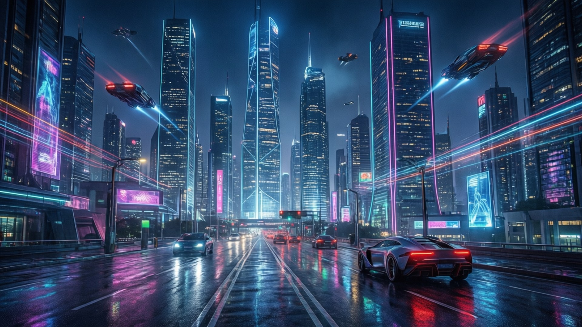 Neon Cyberpunk By Bakgrunner