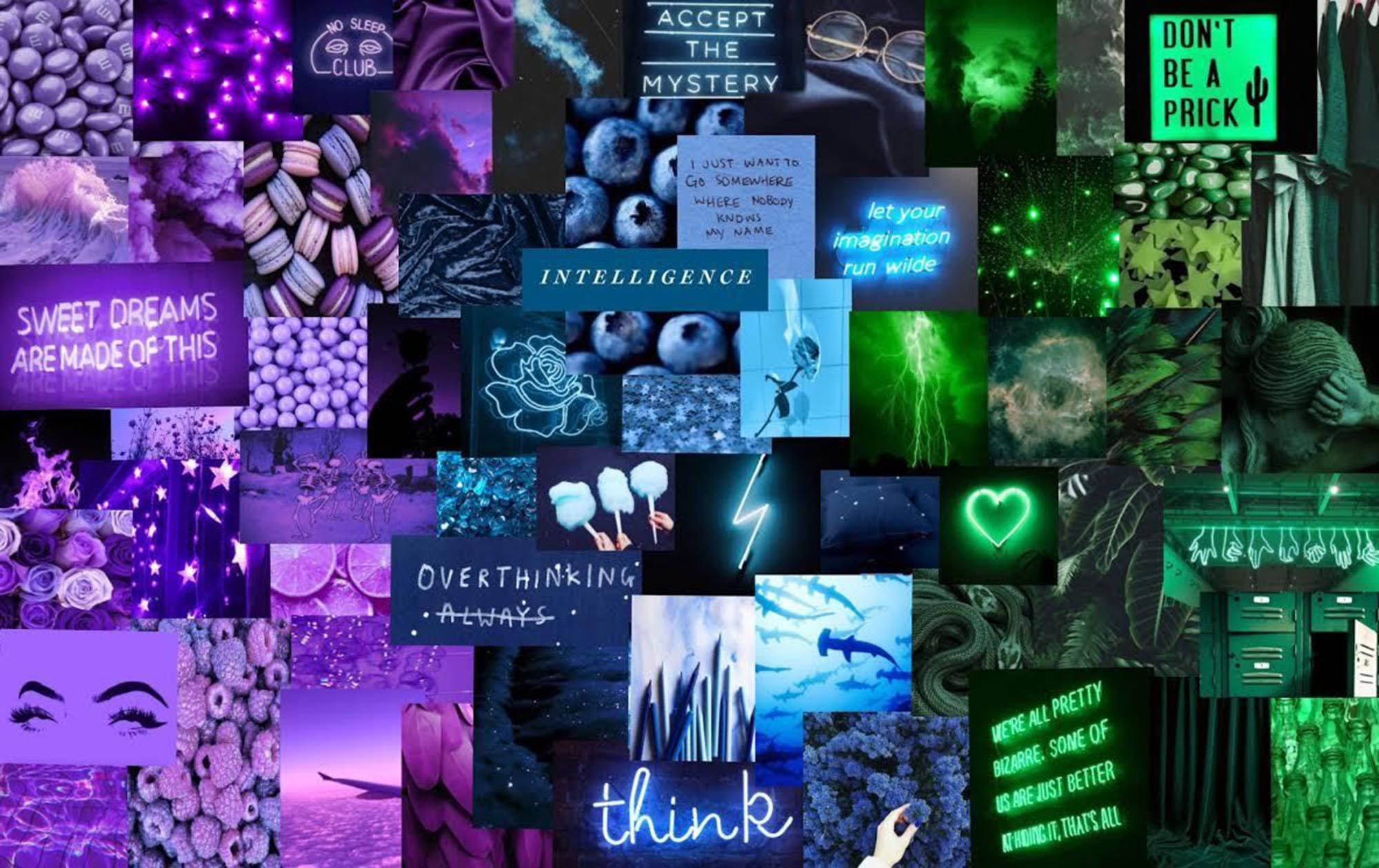 Neon indie-estetikk Bakgrunner