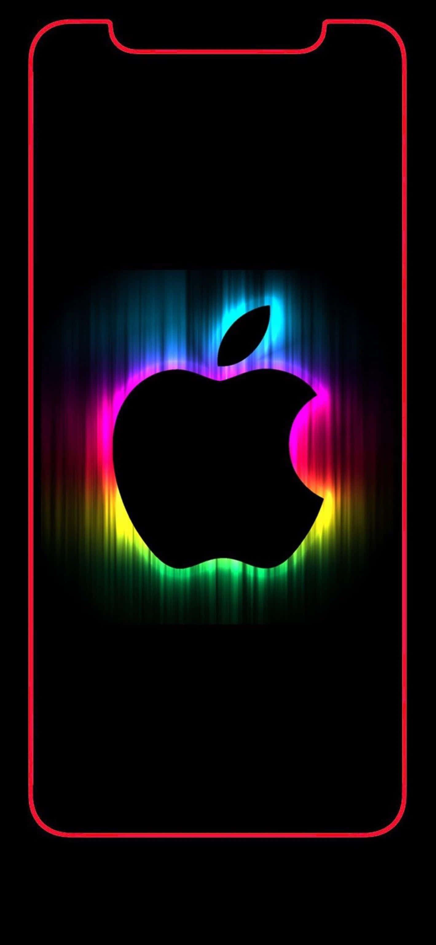 Neon Regnbue Lys Fantastisk Apple HD iPhone Bakgrunner