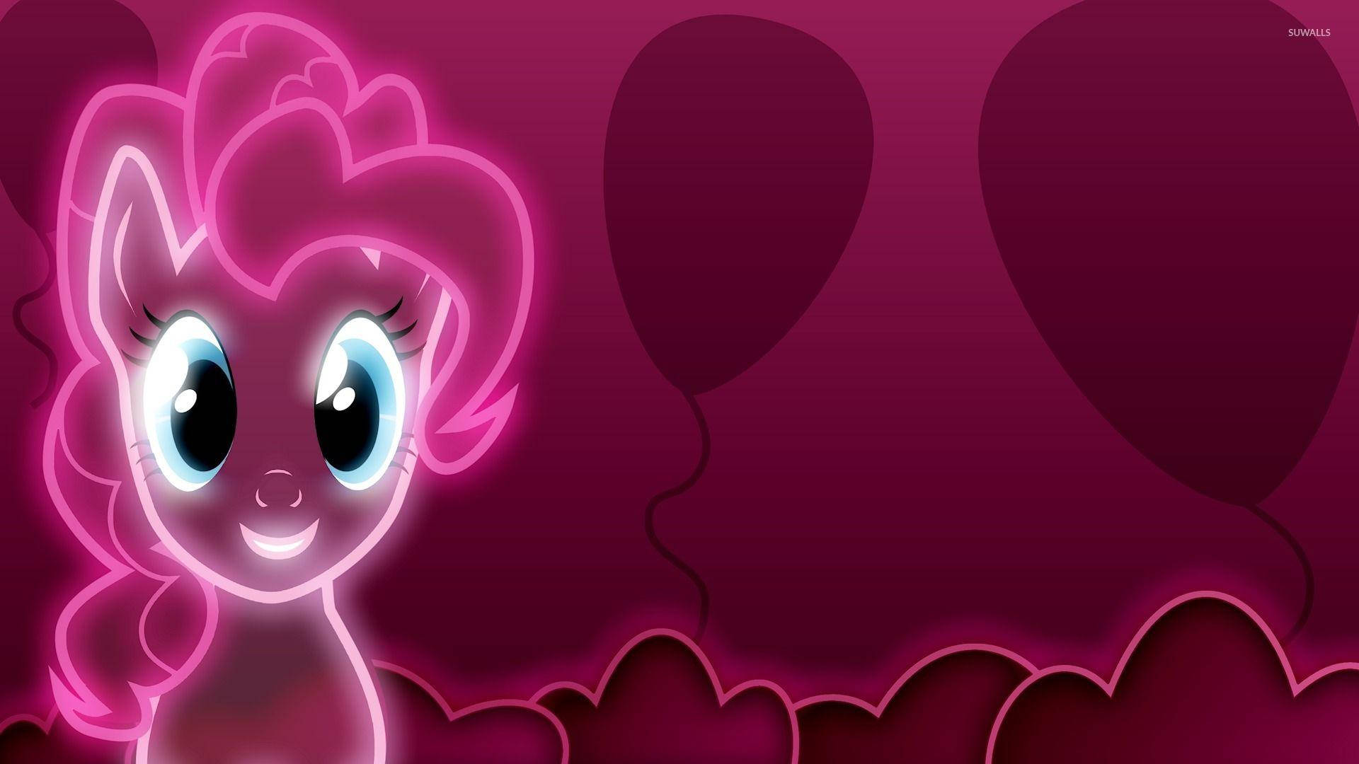 Neon rosa Pinkie Pie Bakgrunner