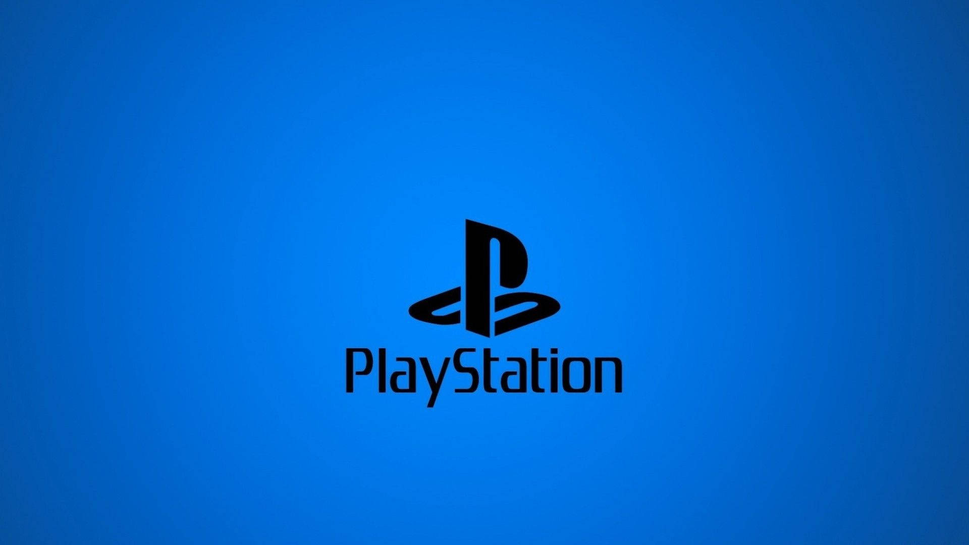 Neonblått PS4-logo Bakgrunner
