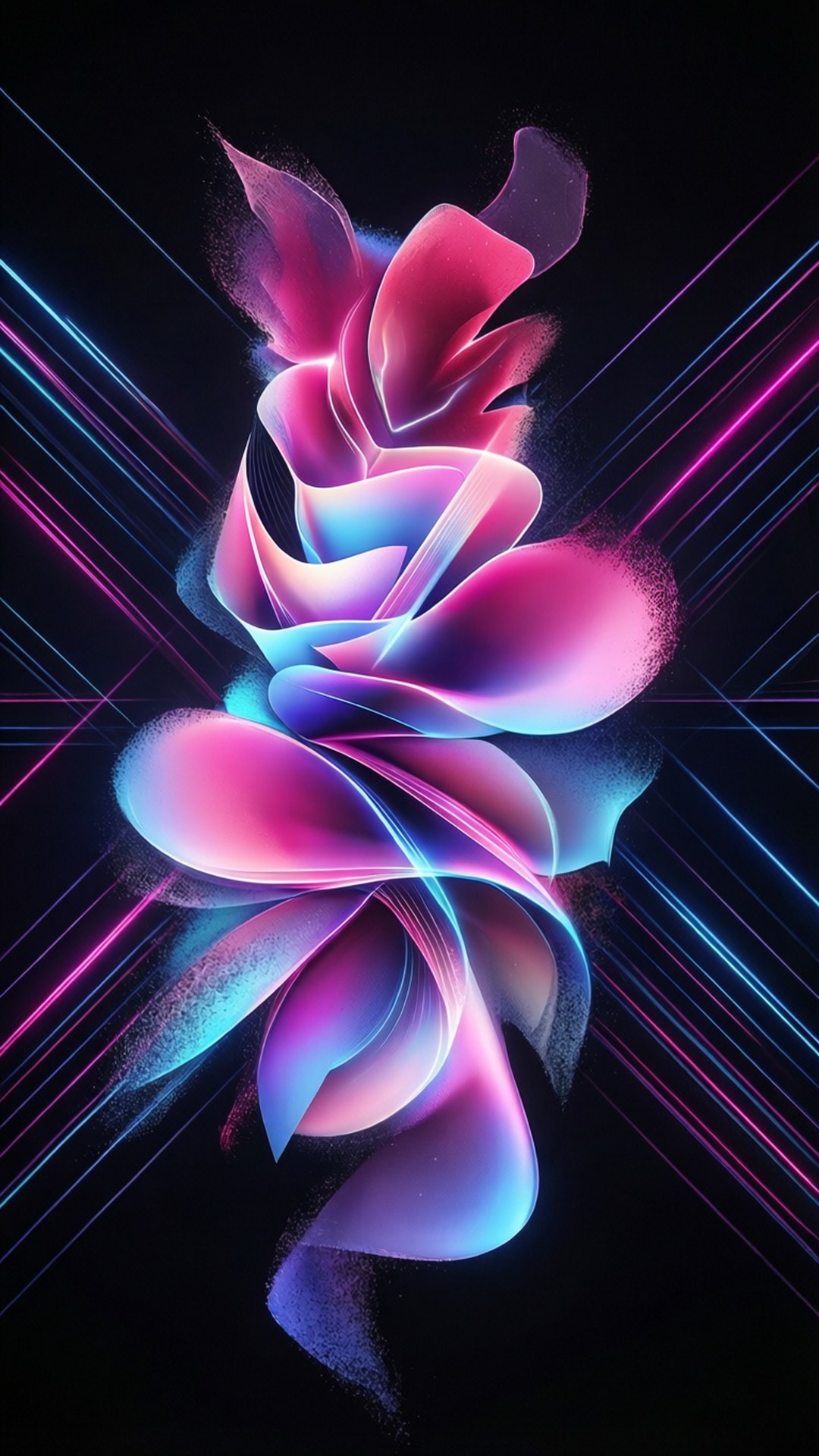 Neonfold abstrakt Bakgrunner