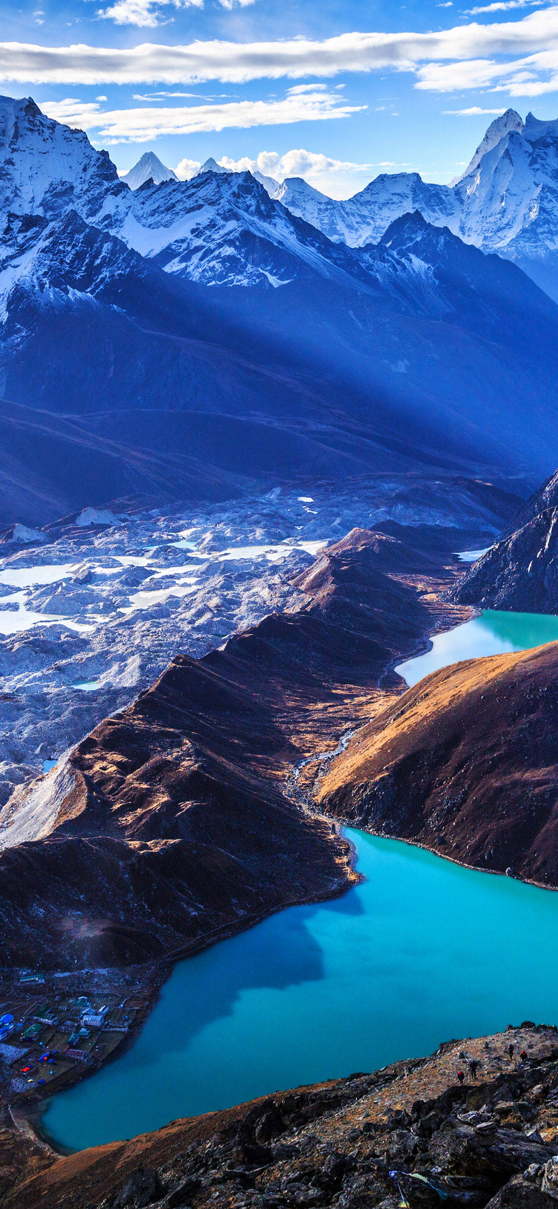 Nepals Gokyo-sjø Topp iPhone HD Bakgrunner