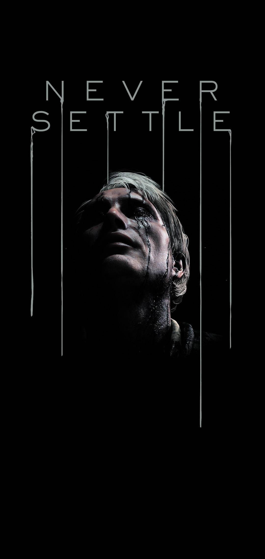 Never Settle Death Stranding Bakgrunner