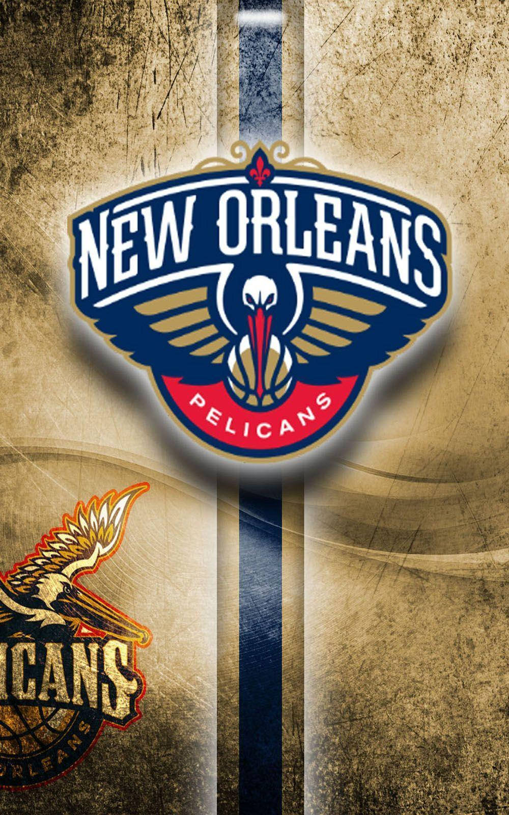 New Orleans Pelicans grunge-kunst Bakgrunner