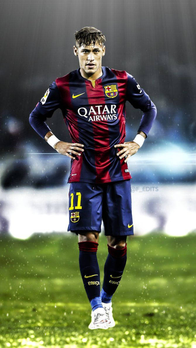 Neymar Barcelona nr. 11 bakgrunn.