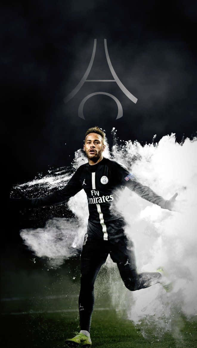 Neymar feirer et mål med en lidenskapelig følelsesutbrudd. Bakgrunner