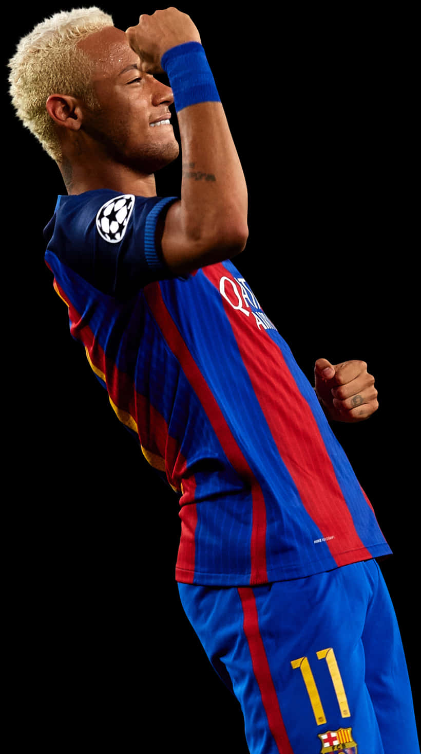 Neymar feiring FC Barcelona Bakgrunner