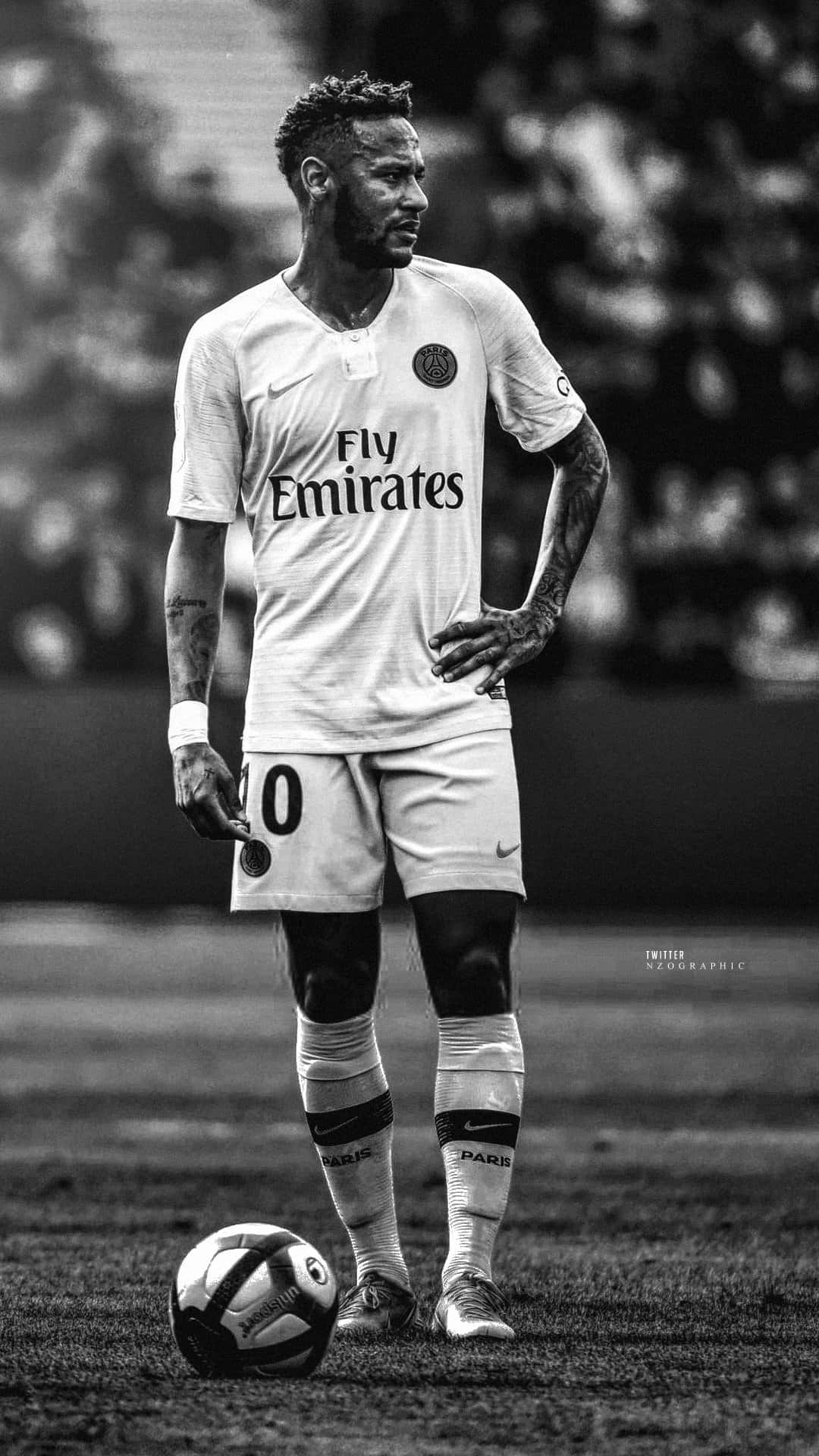 Neymar hånd på midjen iPhone Bakgrunner