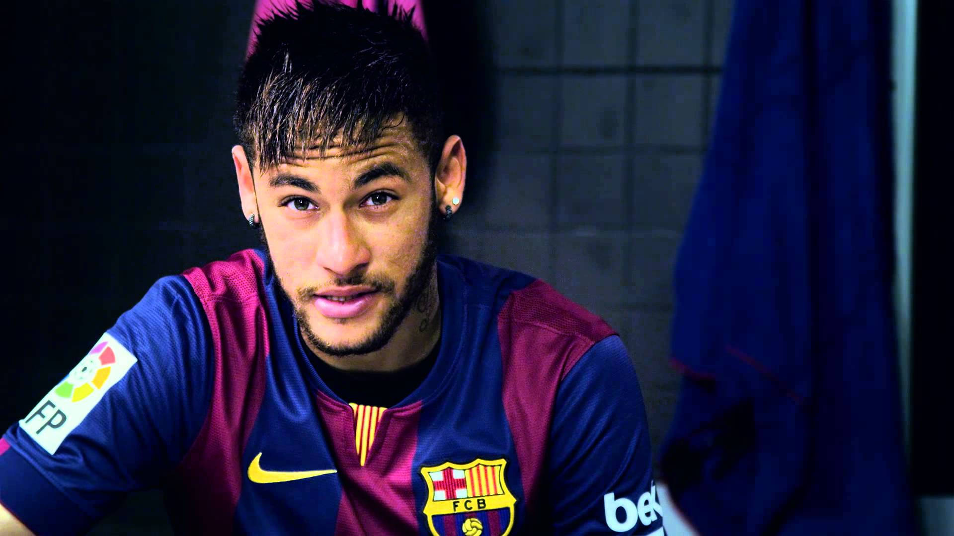 Neymar i Barcelona Qatar-bakgrunnsbilde.