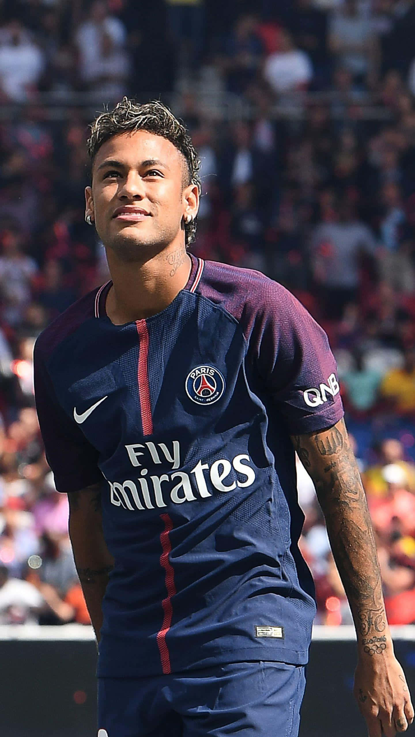 Neymar imponerer på fotballbanen Bakgrunner