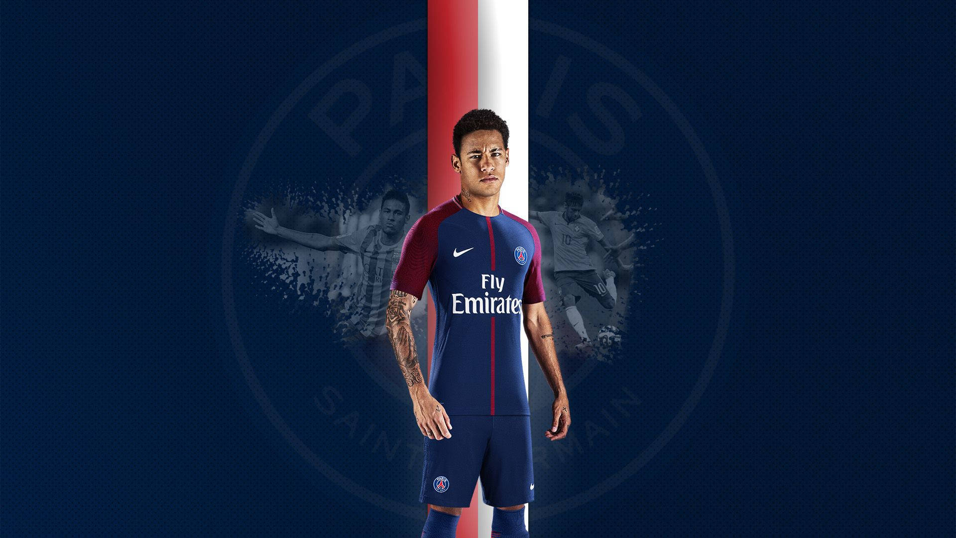 Neymar klassisk design bakgrunnsbilde.