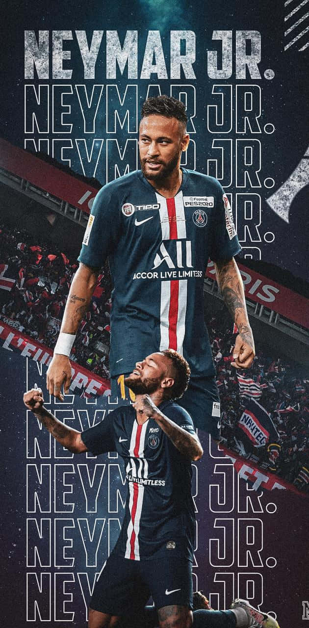 Neymar løfter trofeet etter en utrolig seier Bakgrunner