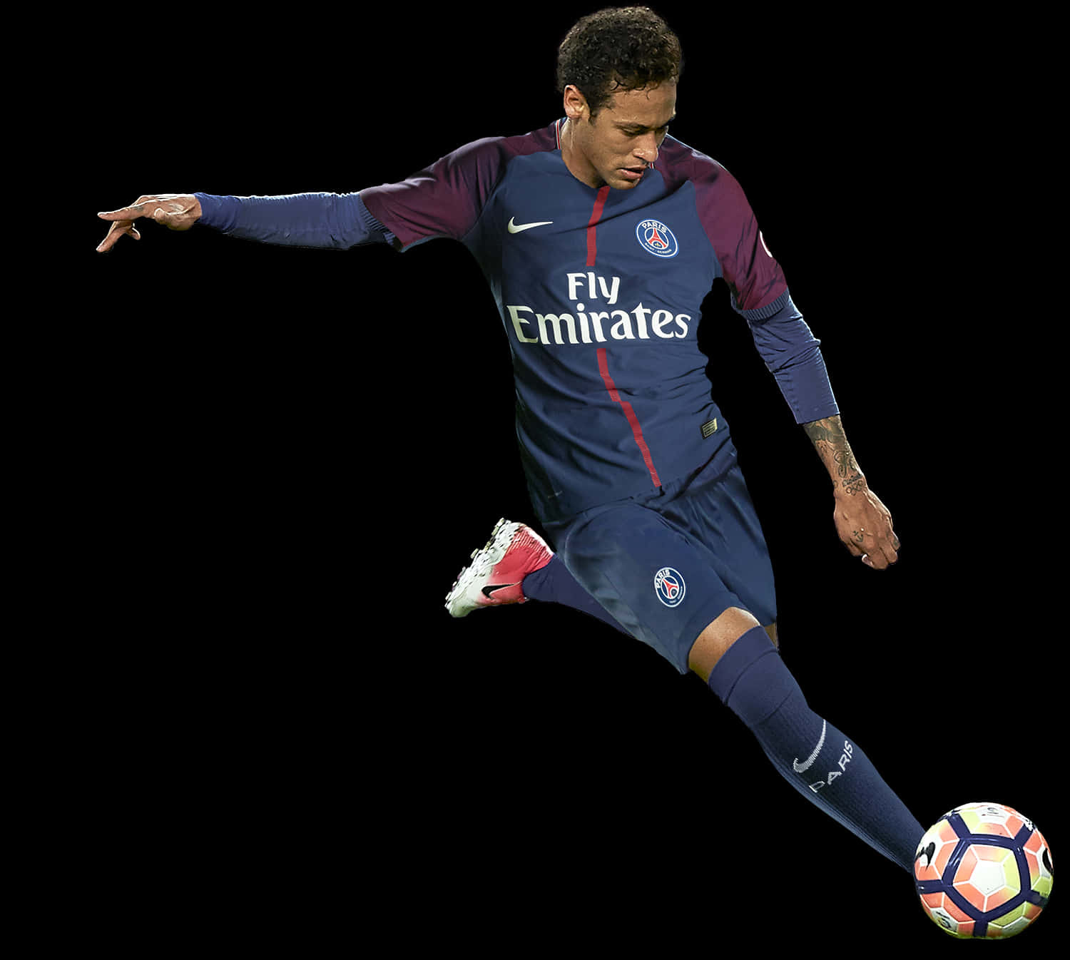 Neymar PSG aksjonsbilde Bakgrunner
