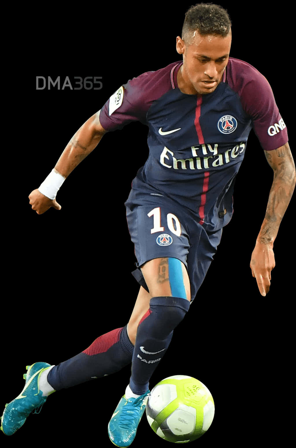 Neymar PSG aksjonsbilde Bakgrunner
