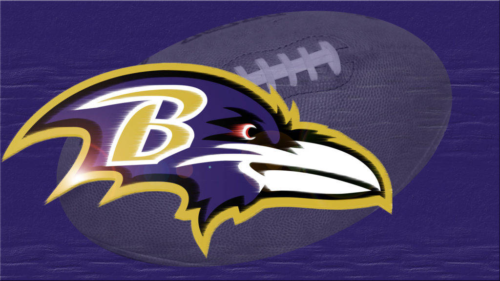 NFL Fotballag Baltimore Ravens Logo Bakgrunner