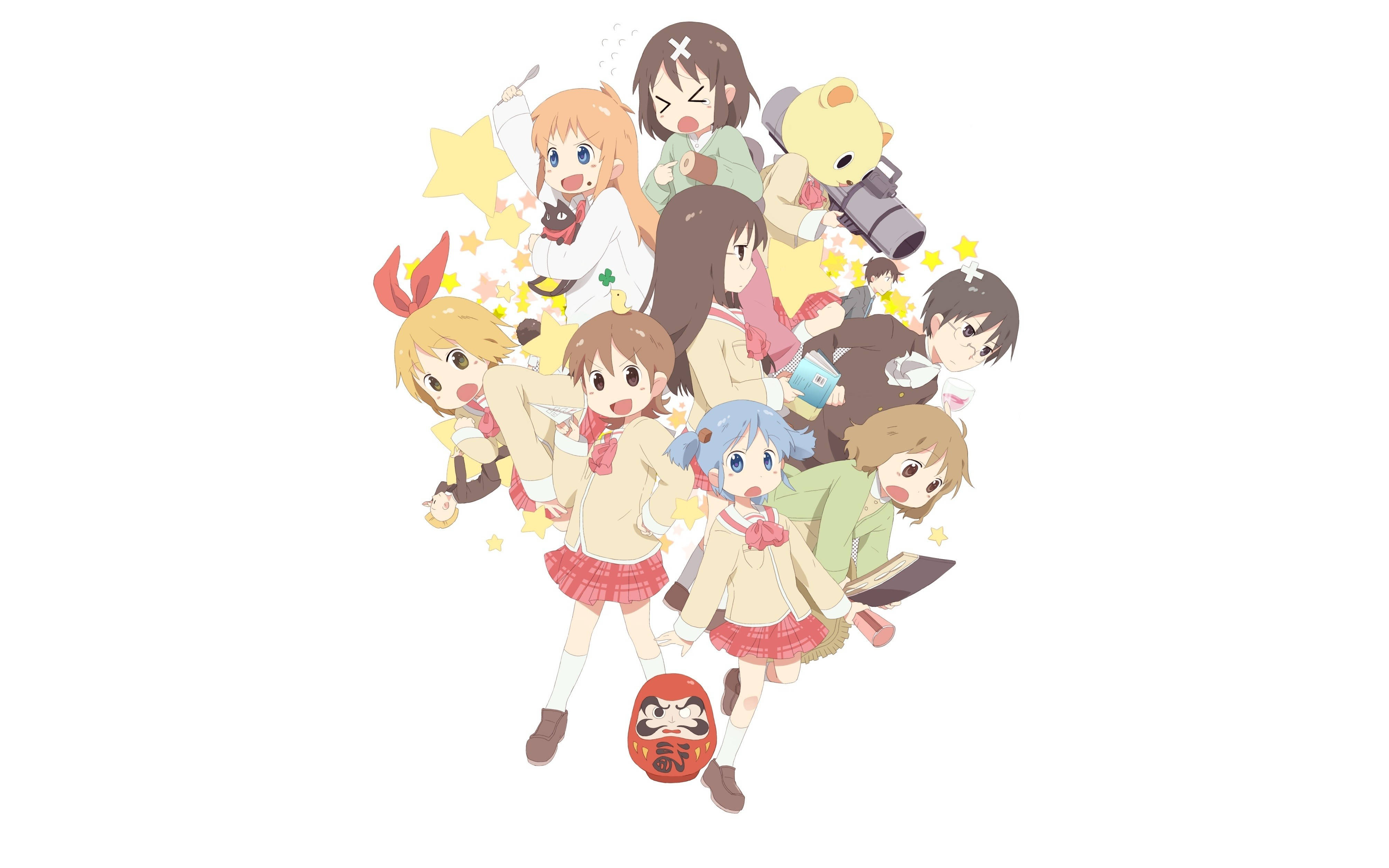Nichijou hovedrollebesetning Bakgrunner